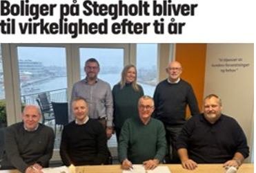 Stegholt byggeri går i gang primo 2026